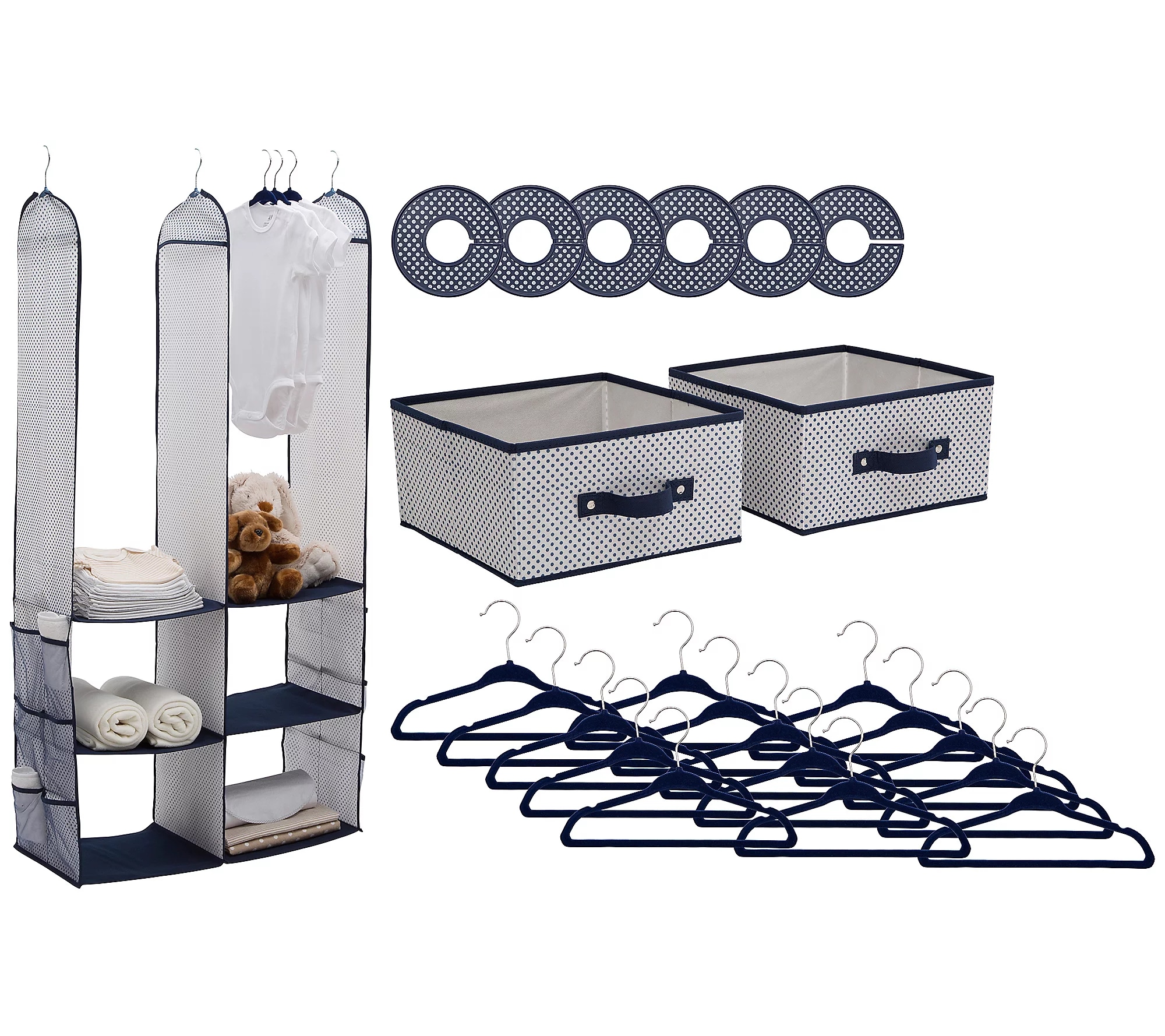 Delta Children 24-Piece Nursery Storage Set