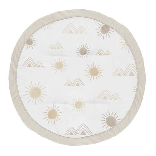 Sweet Jojo Designs Desert Sun Beige Taupe and Gold Baby Play Mat