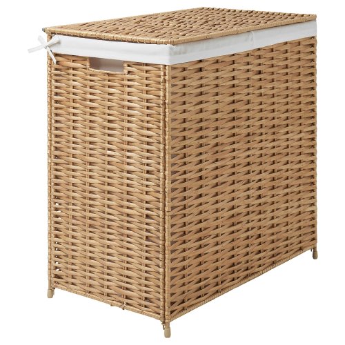 NATTGIBBA Laundry basket - willow/handmade 26 gallon