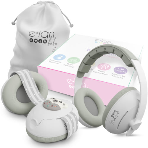 Elan Baby 2-in-1 Baby Ear Muffs