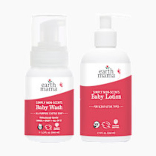 Earth Mama Baby Bath Bundle - Unscented