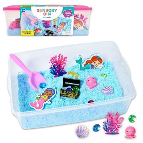 Creativity for Kids Sensory Bin Mermaid: DIY Art Kit with Figures & Accessories for Ages 3+