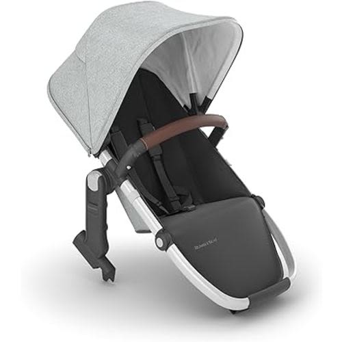 Amazon.com : UPPAbaby RumbleSeat V2+ Second Lower Seat/Compatible with Vista V2 and Vista V3 / Adapters, Bumper Bar, Bug Shield Included/Stella (Grey Brushed Mélange/Silver Frame/Chestnut Leather) : Baby