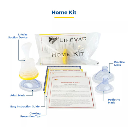 LifeVac Home Kit - Toddler and Adult Choking Rescue Device