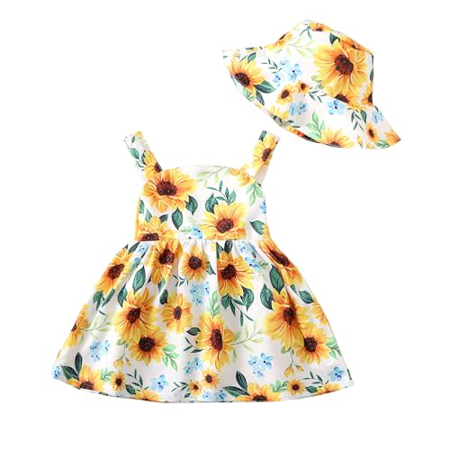 Newborn Infant Baby Girl Dress Toddler Girl Clothes Halter Backless Sleeveless Flower Sundress Summer Dresses for Girl