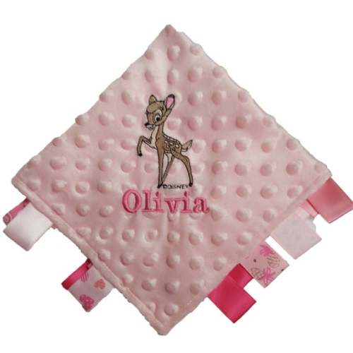 Personalised Bambi Comfort Blanket Taggy Comforter - Etsy