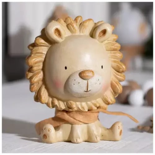 Whimsical Sitting Lion