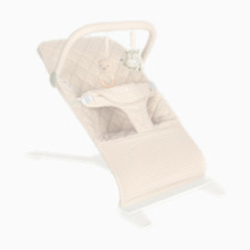 Baby Delight Alpine Deluxe Portable Bouncer - Tan Linen Stripe