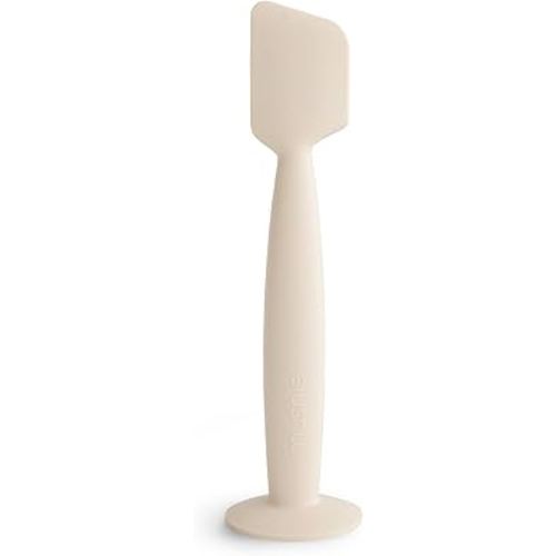 mushie Diaper Cream Applicator Soft Silicone with Suction Base (Shifting Sand)