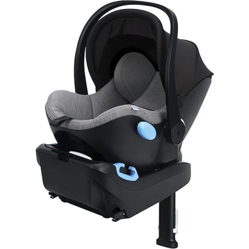 Clek Liing Infant Car Seat with Adjustable Load Leg, Compact, Lightweight Design, 7 Recline Positions, and Easy-to-Use Rigid Latch (Thunder)
