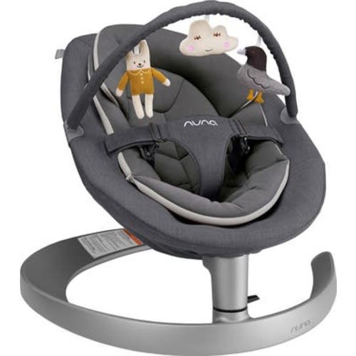Nuna LEAF Grow Baby Seat & Rocker with Toy Bar - Driftwood