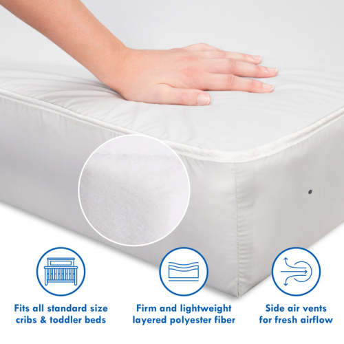 DaVinci Complete Slumber Waterproof Crib & Toddler Mattress | Firm support | GREENGUARD Gold Certified | Lightweight | Waterproof – DaVinci Baby