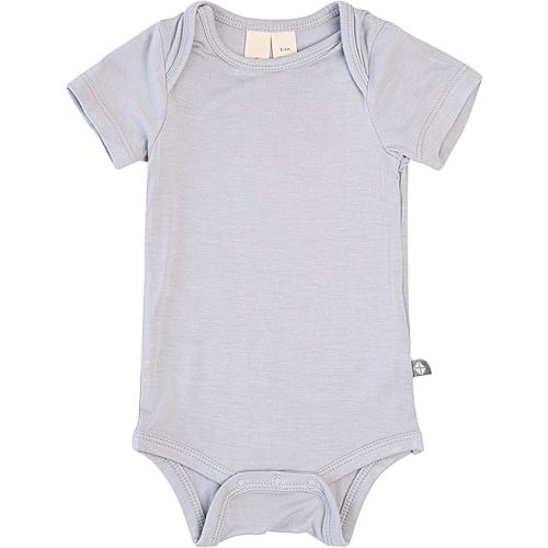 KYTE BABY Short Sleeve Unisex Baby Bodysuits, Rayon Made From Bamboo Material