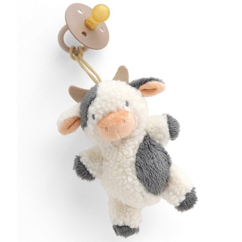 Itzy Ritzy Bitzy Pal™ Cow Natural Rubber Pacifier & Lovey