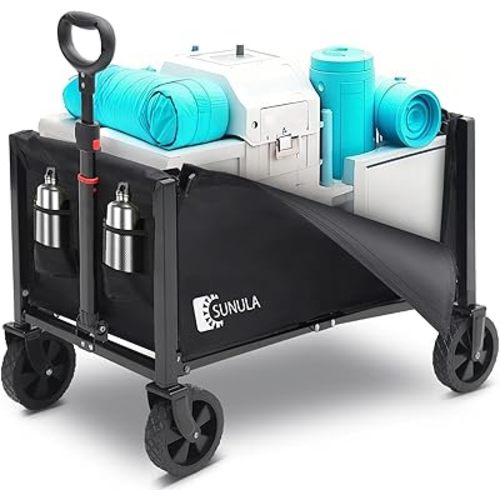 Foldable Wagon Cart 160L