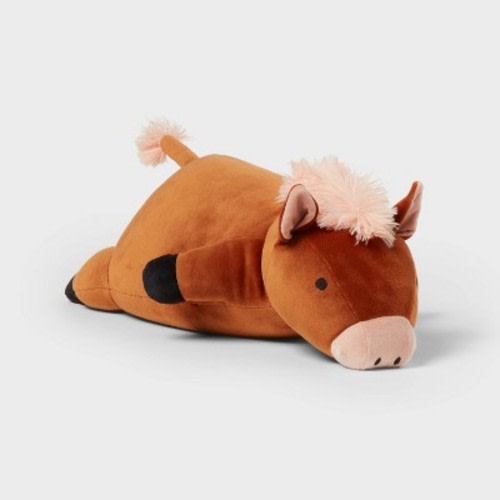 Horse Weighted Plush Kids' Throw Pillow - Pillowfort™