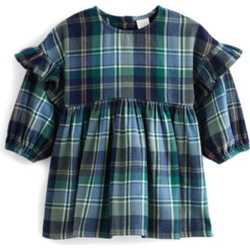 Kids' Plaid Cotton Dress