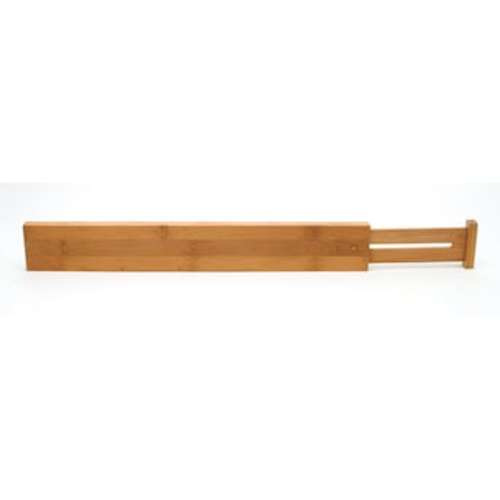 Style Selections 2-Pack 22.125-in x 2.5-in Brown Bamboo Wood Expandable Drawer Divider in the Drawer Organizers department at Lowes.com