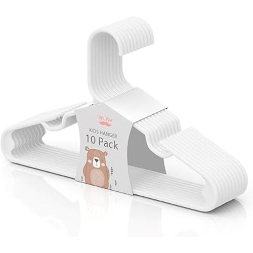 Mr. Pen Plastic Kids Hangers - 10 Pack, Ideal for Nursery & Closet, Small Size