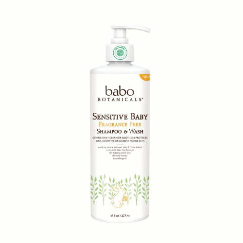Sensitive Baby Fragrance Free Shampoo & Wash (Family Size)