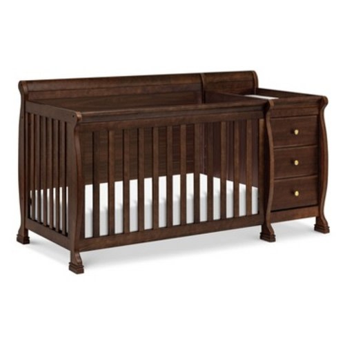 daVinci Kalani 4-in-1 Convertible Crib and Changer Combo - Espresso