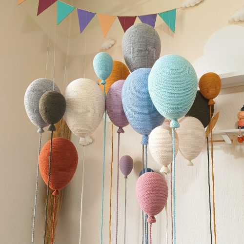 Hanging Balloon Decor | Nursery Decor | Baby Mobile | Boho Home Decor | Kids Room Decor | Baby Shower Decor | Gift For Kids | Custom Balloon