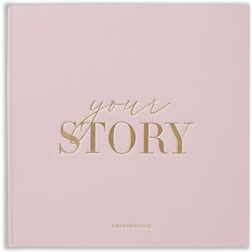 Baby Girl Baby Book - Pink Baby Memory Book - Babies Record Book & Photo Album - New Mom Gift for Newborn Baby Girl or Boy, Great For Girl Baby Showers (Pink)