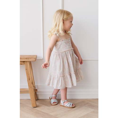 Organic Cotton Stella Dress - Azra Slightly Pink (size 6-12 months)