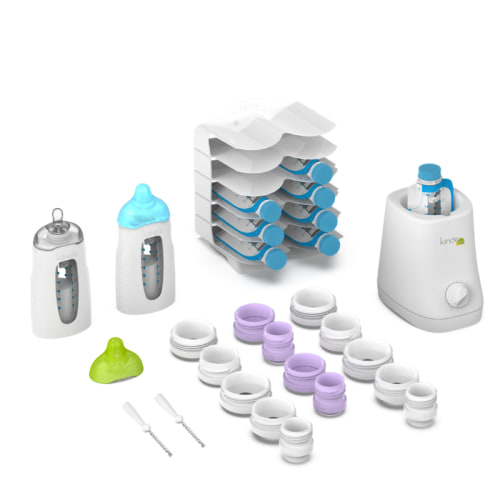 Kiinde Kozii Twist Gift Set | The only pouch system that allows you to use one pouch through pumping, storing, warming & feeding!