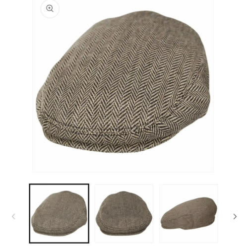 Baby Herringbone Wool Blend Ivy Cap