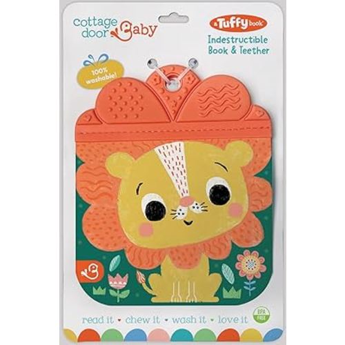 Tuffy Brave Like a Lion: Tear and Chew Proof Baby Teether Book (A Tuffy Book)