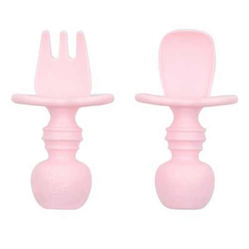Bumkins Silicone Chewtensils - Pink
