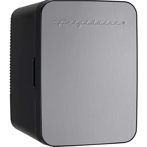 FRIGIDAIRE Portable 10L, 15-can Mini Fridge Brushed Stainless Rugged Refrigerator, EFMIS188-SS