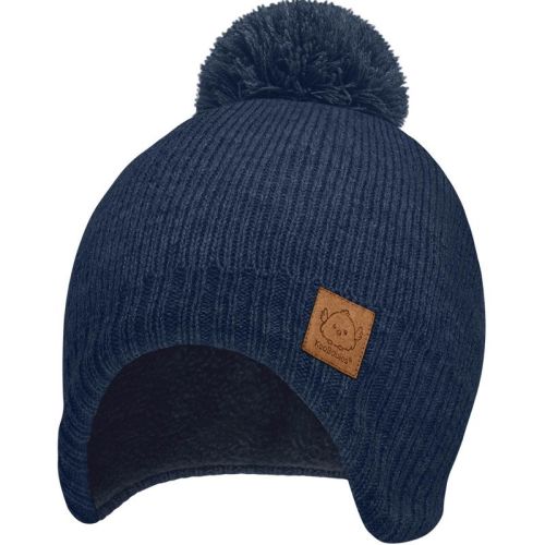 KeaBabies Muff Baby Beanie, Baby Hat for Baby Boys, Girls, Winter Hats for Kids, Newborn, Infant, Toddler 3-36 months (Navy)