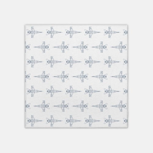 F/A-18E Jersey Knit Swaddle Blanket - 42" x 42"