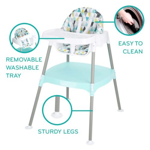 Evenflo 4-in-1 Eat Grow Convertible High Chair, Polyester – Widistore