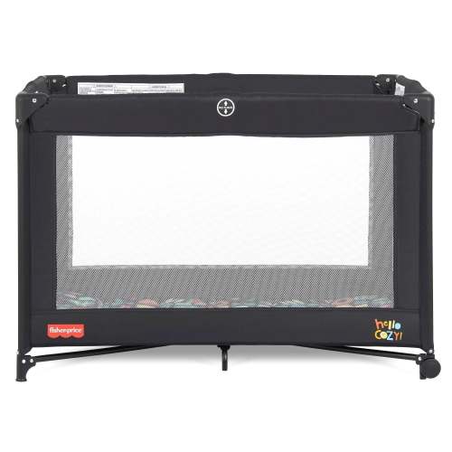 FP Play All Day Playard in Rainbow Black