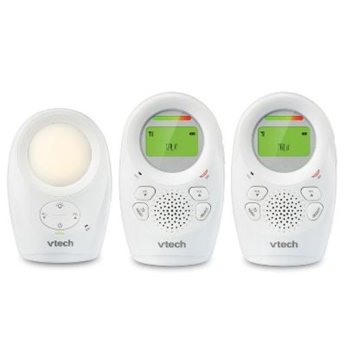 VTech® DM1211 Digital Audio Baby Monitor with Enhanced Range (2 parent Units) in White
