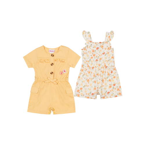 Little Lass Infant Girls' Romper, 2-Pack, Sizes 12M-24M