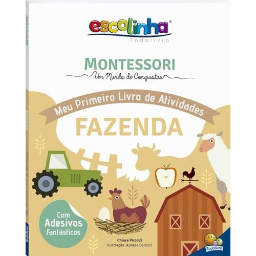 Montessori Meu Primeiro Livro de Atividades... Fazenda (Escolinha) Hardcover – January 1, 2022