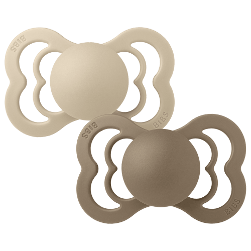Supreme Pacifiers 2 Pack - Vanilla/Dark Oak – Bibsworld store US