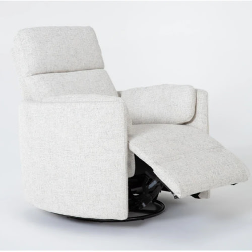 Rayna Quartz Nursery 40" Power Swivel Glider Recliner | Rocker | USB | Living Spaces