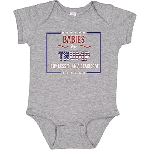 Wild Bobby Babies for Trump Political Youth Toddler Baby Creeper Boys Girls Infant Bodysuit