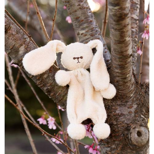 Sogg. E. Bunny Organic Teething Toy, Easter Bunny, Organic Cotton, Heirloom Baby Toy