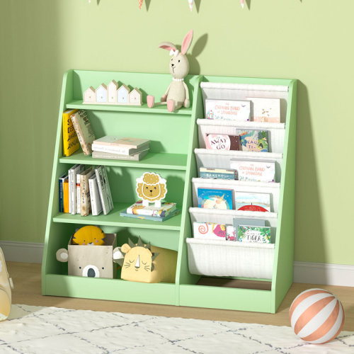 Latitude Run® Maggiorina Kids Standard Bookcase, Storage Book Rack, Organizer Cabinet, Book Display & Reviews | Wayfair