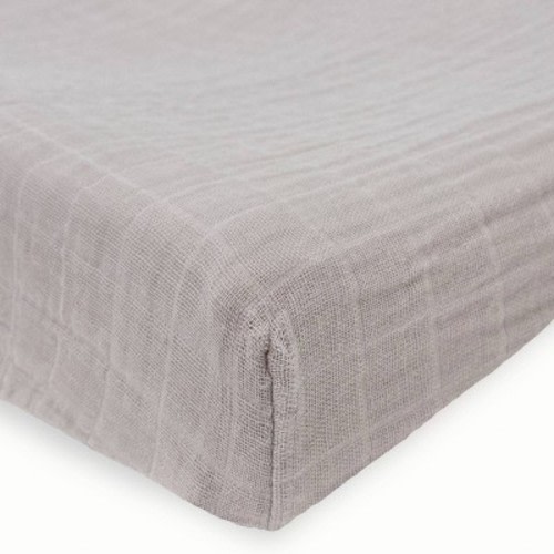 Little Unicorn Cotton Muslin Changing Pad Cover, Color: Porpoise