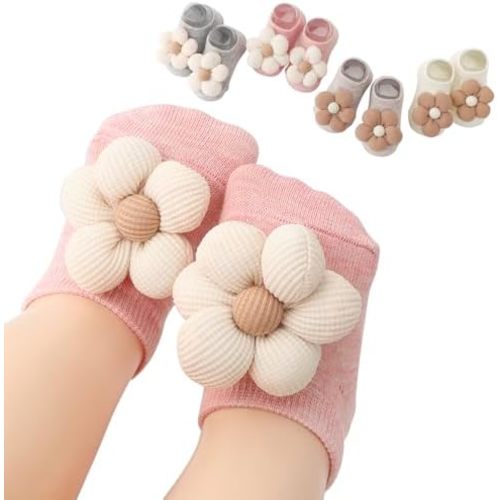 BQUBO Baby Girls Socks Eyelet Ruffle Lace Sock Baby Socks Newborn/Infant/Toddlers/Kids Frilly Summer Thin Dress Sock