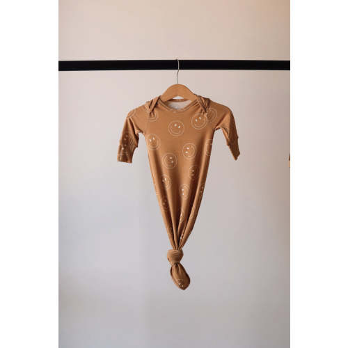 Bamboo Knotted Gown | Tan Smile