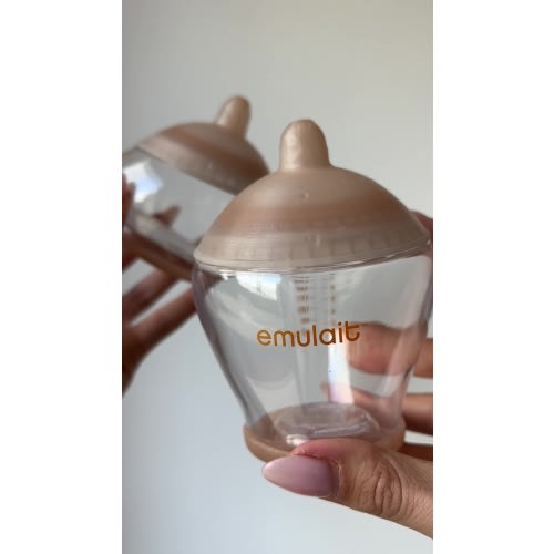 Everyone is choosing EMULAIT | Shop now for the revolutionary bottle that closes the gap between breast and bottle. | By EmulaitFacebook