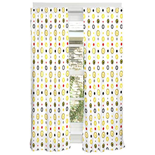 Franco Kids Window Curtain Panels Drapes Set, 82 in x 63 in, Pokemon
